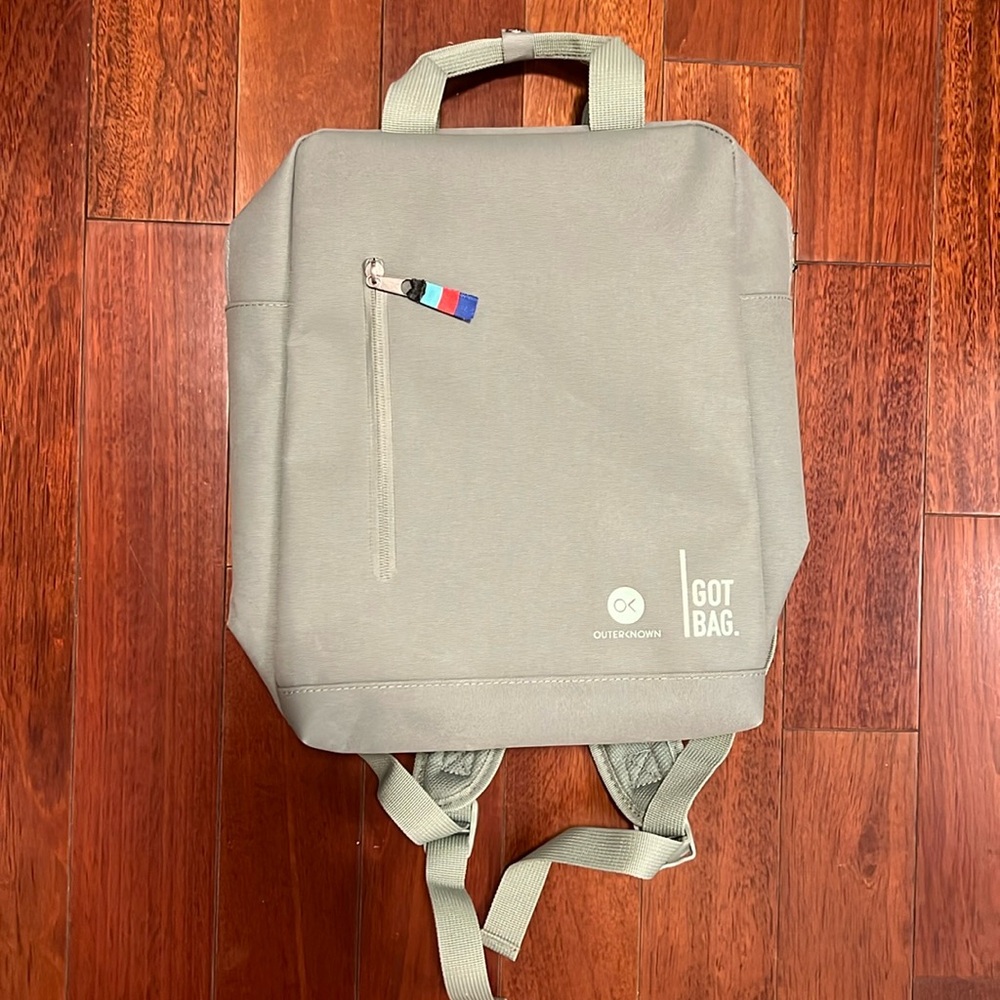 Worn once! Outerknown & GOT BAG Daypack Color: Reef